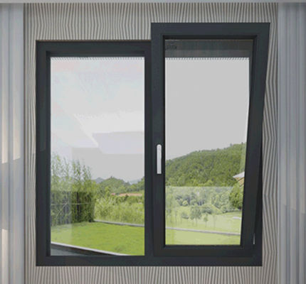 KLUK Aluminium Tilt And Turn Windows Double Glazed Heatproof