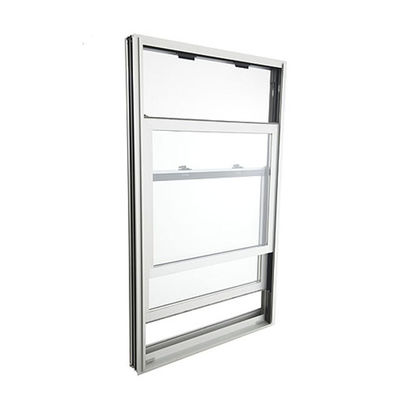 Anodized Aluminium Sliding Windows Vertical Clear Tempered Glass 8mm Thickness