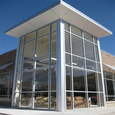 ODM Aluminum Curtain Walls Fireproof Relective Tempered Glass