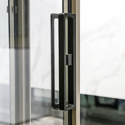 Modern Aluminum Single Track Narrow Sliding Glass Hanging Doors