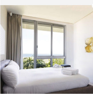 Powder Coated Aluminium Sliding Windows Vertical Magnetic Screen