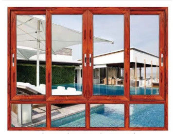 Powder Coated Aluminium Sliding Windows Vertical Magnetic Screen
