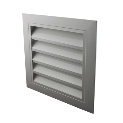 Anodized Prefabricated Fixed Aluminum Louver Roof Weatherproof